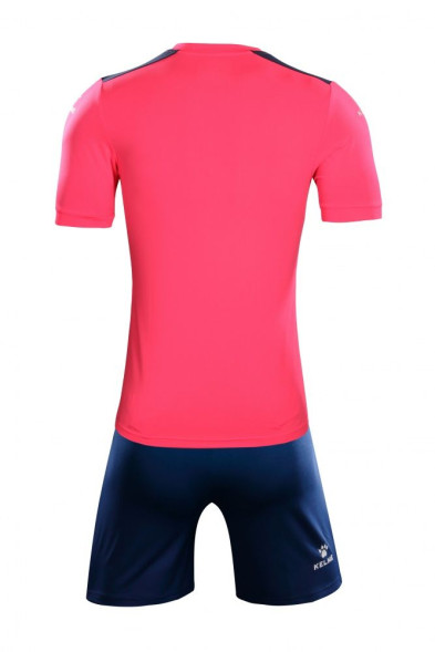 Футбольная форма KELME Short Sleeve Football Set (Pink/Dark Blue)