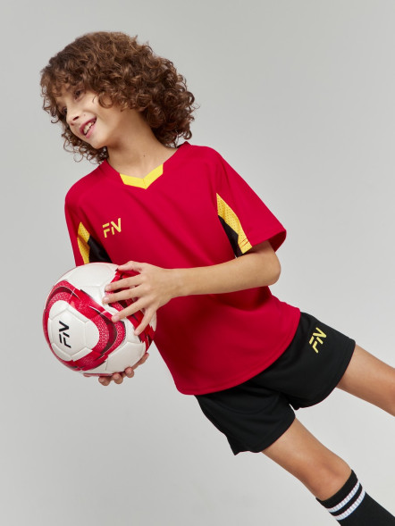 Детская футбольная форма FN Power Kid (Red/Black)