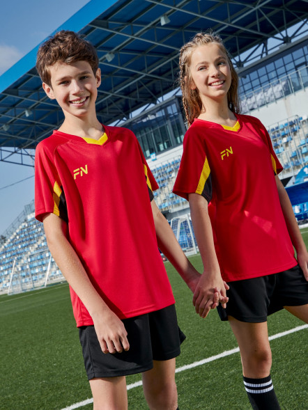 Детская футбольная форма FN Power Kid (Red/Black)
