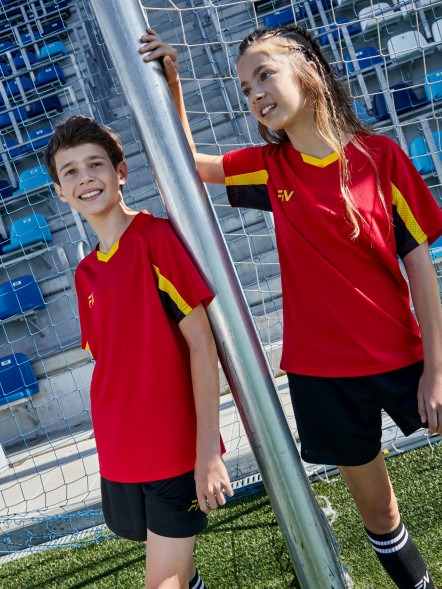 Детская футбольная форма FN Power Kid (Red/Black)