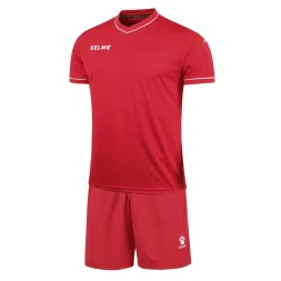 Футбольная форма KELME Short Sleeve Football Set Red