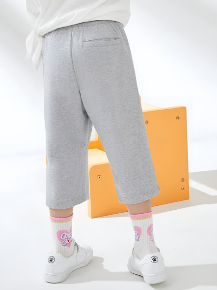 Детские бриджи KELME Knitted Cropped Pants Grey