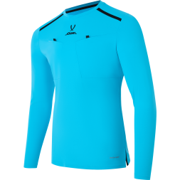 Футболка судейская с длинным рукавом JOGEL DIVISION PerFormDRY Referee LS Tee, голубой