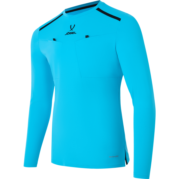 Футболка судейская с длинным рукавом JÖGEL DIVISION PerFormDRY Referee LS Tee