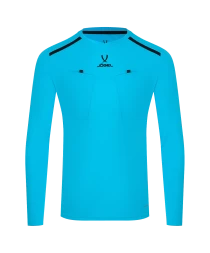 Футболка судейская с длинным рукавом JOGEL DIVISION PerFormDRY Referee LS Tee, голубой