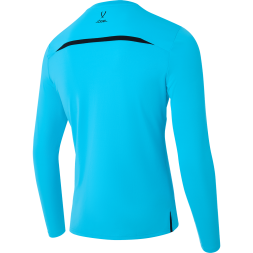 Футболка судейская с длинным рукавом JOGEL DIVISION PerFormDRY Referee LS Tee, голубой