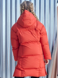 Детский пуховик KELME Girls Long Down Jacket Red