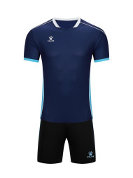 Детская футбольная форма KELME Short Sleeve Football Set Kids Dark Blue