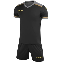 Футбольная форма KELME Short Sleeve Football Uniform Suit Black