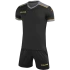 Футбольная форма KELME Short Sleeve Football Uniform Suit Black