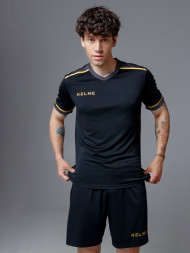 Футбольная форма KELME Short Sleeve Football Uniform Suit Black