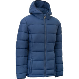 СЦ*Куртка утепленная с капюшоном жен  MIKASA MT913-036-2XL, р 2XL, полиэстер, нейлон, синий