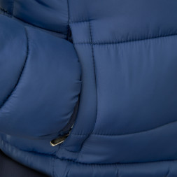 СЦ*Куртка утепленная с капюшоном жен  MIKASA MT913-036-2XL, р 2XL, полиэстер, нейлон, синий