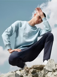 Свитшот KELME Round Neck Sweater Light Blue
