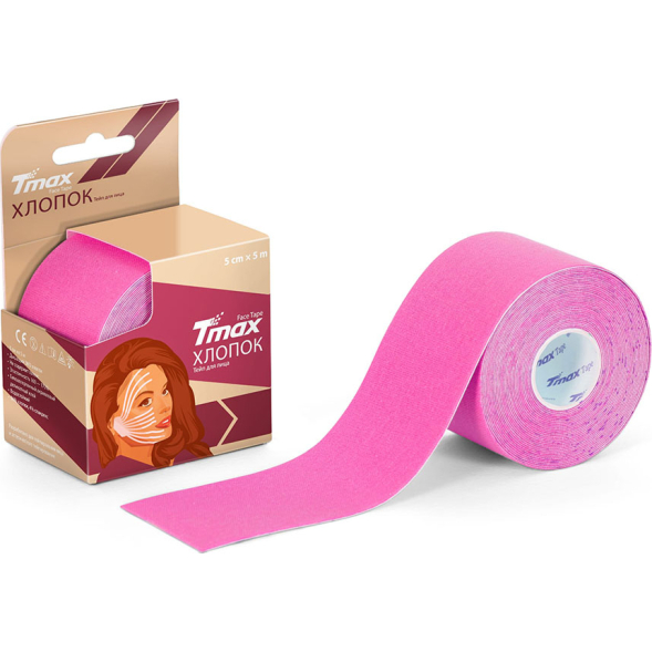 Тейп кинезиологический TMAX Beauty Tape 5см x 5м, 423241, сиреневый