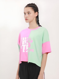 Футболка KELME Round Neck Short T (Pink/Mint)