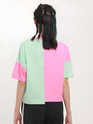 Футболка KELME Round Neck Short T (Pink/Mint)