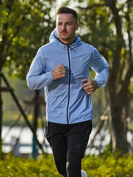 Ветровка KELME Thin Trench Coat Light Blue
