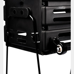 Корзина для теннисных мячей NEVA SPORT, UEA1, на 75 мячей, пластик, черный