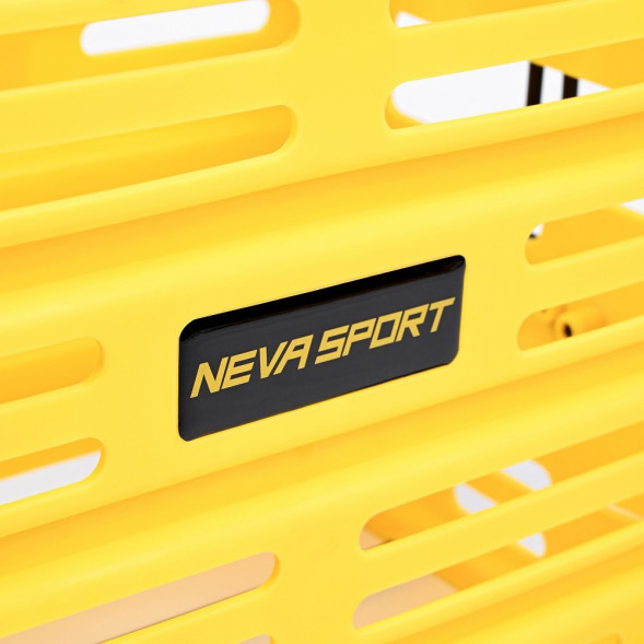 Корзина для теннисных мячей NEVA SPORT, UEA1, на 75 мячей, пластик, черный