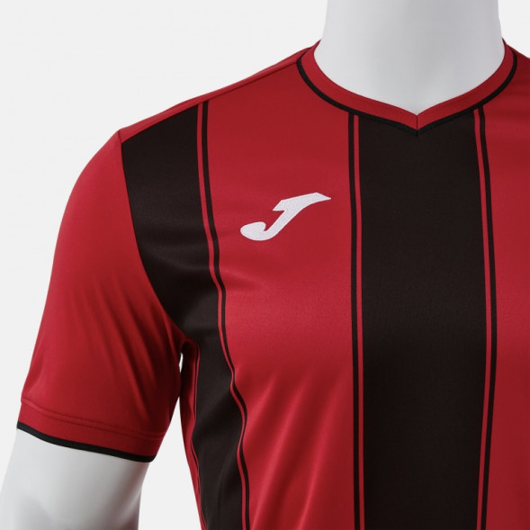 ФУТБОЛКА С КОРОТКИМ РУКАВОМ TIGER VIII КРАСНЫЙ ЧЕРНЫЙ