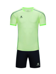 Футбольная форма KELME Short Sleeve Football Set (Light Green/Black)
