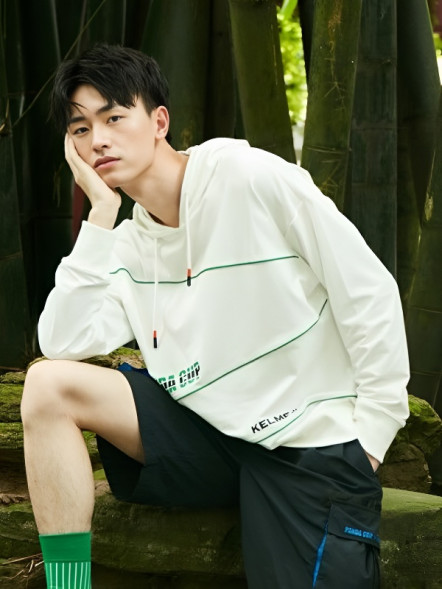 Худи KELME Men's Hooded Pullover White