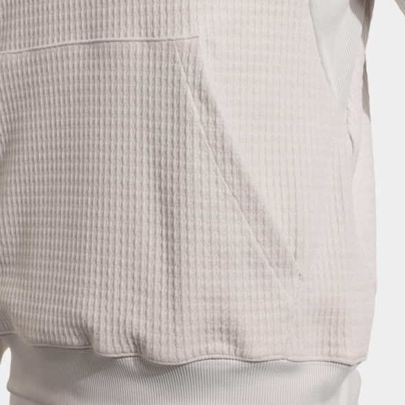 SUDADERA CON CAPUCHA INDOOR-GYM GRIS CLARO