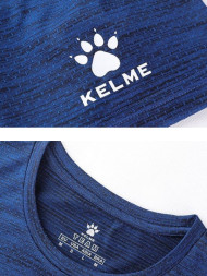 Футболка KELME Round Neck T-Shirt Dark Blue