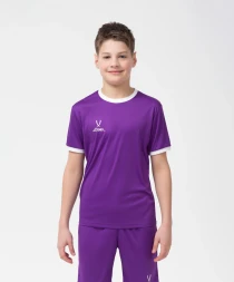 Футболка футбольная JOGEL CAMP Origin, фиолетовый/белый, детский