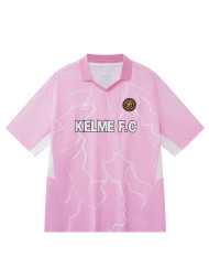 Футболка KELME Lapel T-shirt Pink