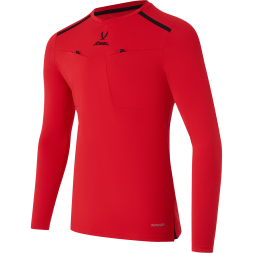 Футболка судейская с длинным рукавом JOGEL DIVISION PerFormDRY Referee LS Tee, красный