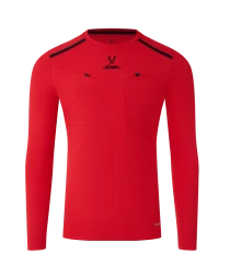 Футболка судейская с длинным рукавом JOGEL DIVISION PerFormDRY Referee LS Tee, красный