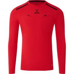 Футболка судейская с длинным рукавом JOGEL DIVISION PerFormDRY Referee LS Tee, красный