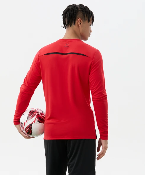 Футболка судейская с длинным рукавом JOGEL DIVISION PerFormDRY Referee LS Tee, красный