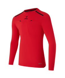 Футболка судейская с длинным рукавом JOGEL DIVISION PerFormDRY Referee LS Tee, красный