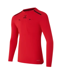 Футболка судейская с длинным рукавом JOGEL DIVISION PerFormDRY Referee LS Tee, красный