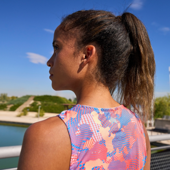 CAMISETA SIN MANGAS R-CITY CORAL