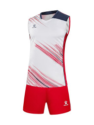 Волейбольная форма KELME Training Suit (White/Red)