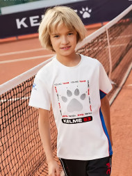 Детская футболка KELME Boys Short Sleeve T-Shirt White