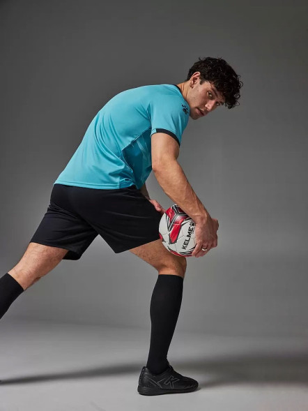 Футбольная форма KELME Short Sleeve Football Suit (Teal/Black)