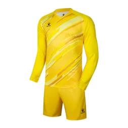 Детская вратарская форма KELME Long Sleeve Goalkeeper Suit Yellow