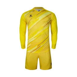 Детская вратарская форма KELME Long Sleeve Goalkeeper Suit Yellow