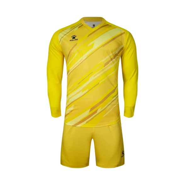Детская вратарская форма KELME Long Sleeve Goalkeeper Suit Yellow