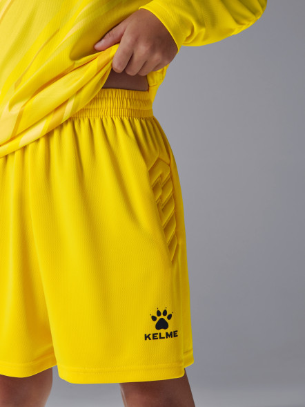 Детская вратарская форма KELME Long Sleeve Goalkeeper Suit Yellow