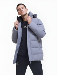 Пуховик KELME Mid-Length Down Jacket Grey