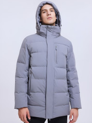 Пуховик KELME Mid-Length Down Jacket Grey