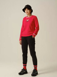 Свитшот KELME Round Neck Sweater Red