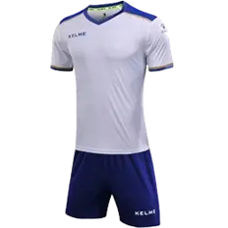 Футбольная форма KELME S/S Football Set (White/Blue)