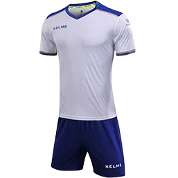Футбольная форма KELME S/S Football Set (White/Blue)